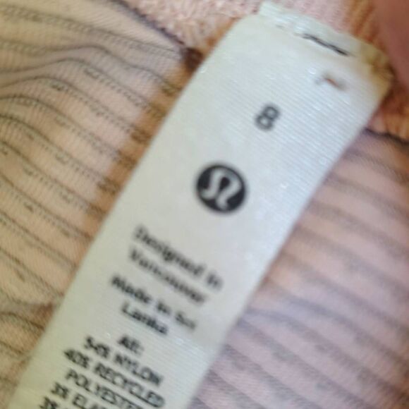 Lululemon Swiftly Tech Short Sleeve 2.0 Hip Length Pink Pearl Size 8 - Picture 9 of 9